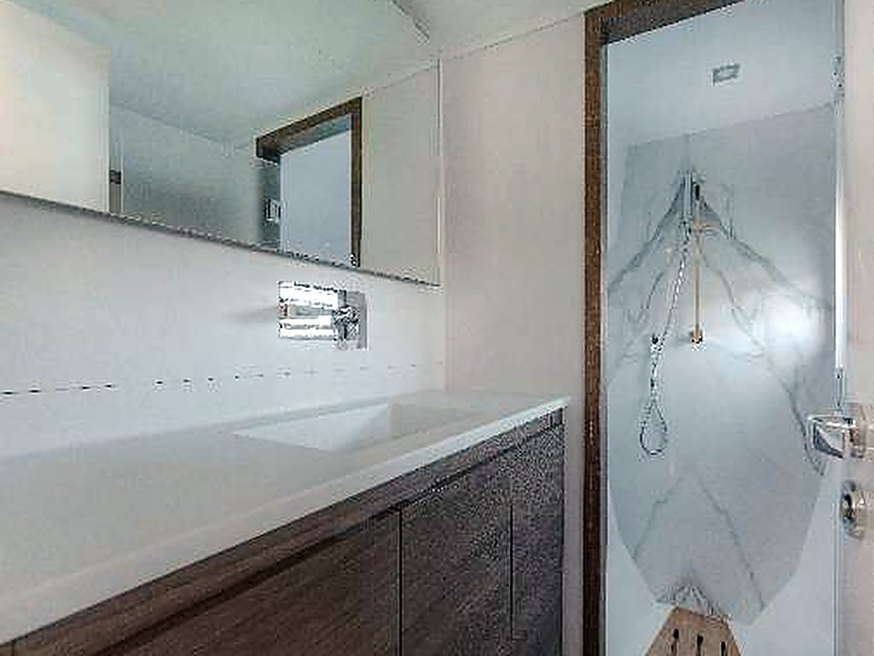Head with shower